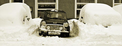 Mini mit eigener Garage