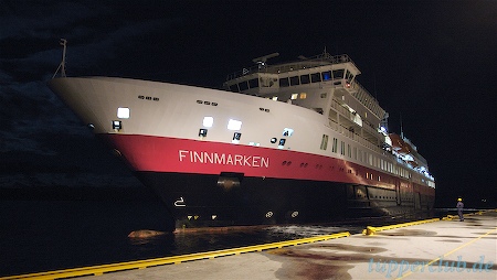 Finnmarken (Schiff der Hurtigruten) in Molde, Norwegen